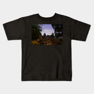 Kirkstall Abbey 4262-A Cistercian monastery Leeds West Yorkshire Night After   Dark Photography Kids T-Shirt